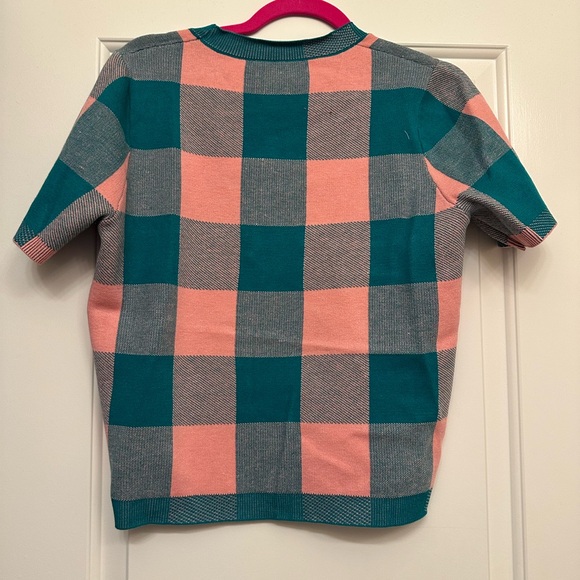 English Factory gingham sweater - Picture 5 of 5